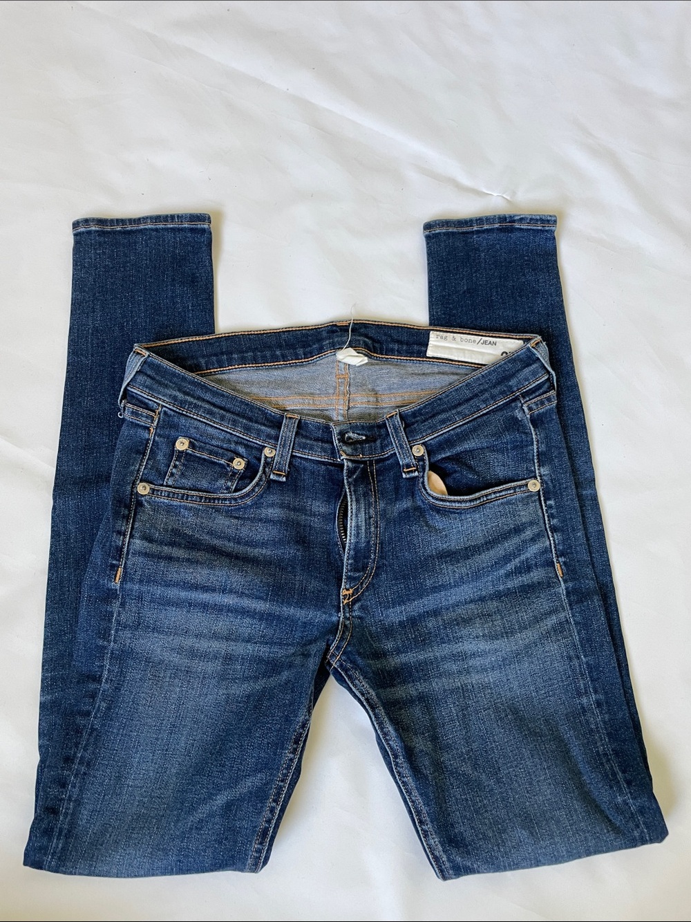 rag & bone Indigo Blue Skinny Jeans 27